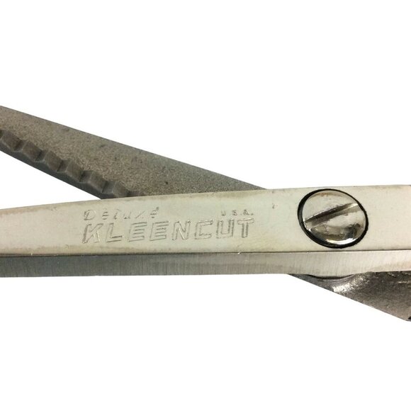 Vintage Kleencut Pinking Shears 7.5 inch With Original Box - Picture 5 of 10